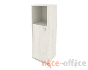 Шкаф средний узкий 1 низкая дверь ЛДСП левый 412x410x1215 Стайл Систем / Style System images