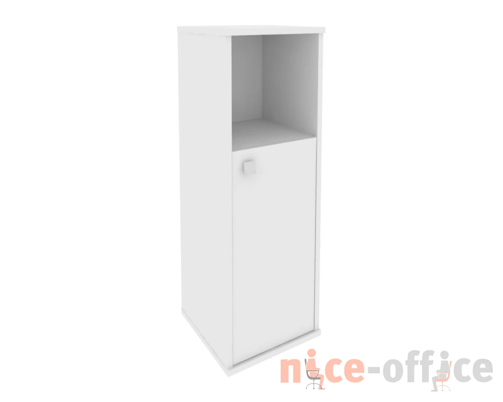 Шкаф средний узкий 1 низкая дверь ЛДСП правый 412x410x1215 Стайл Систем / Style System