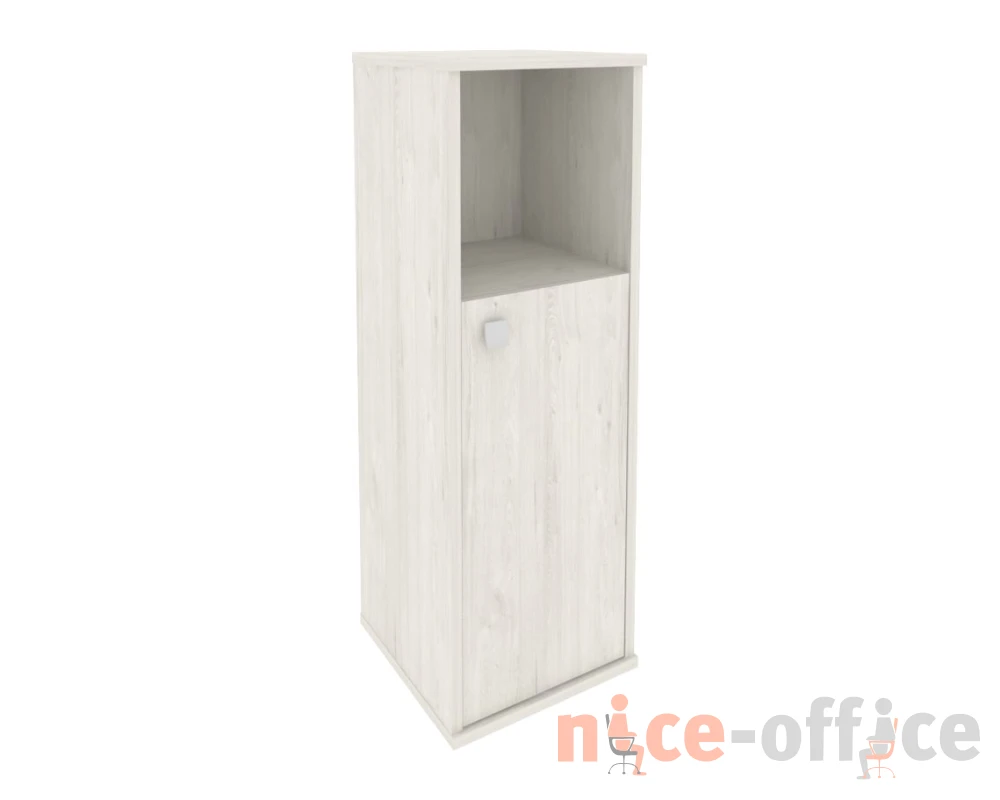 Шкаф средний узкий 1 низкая дверь ЛДСП правый 412x410x1215 Стайл Систем / Style System