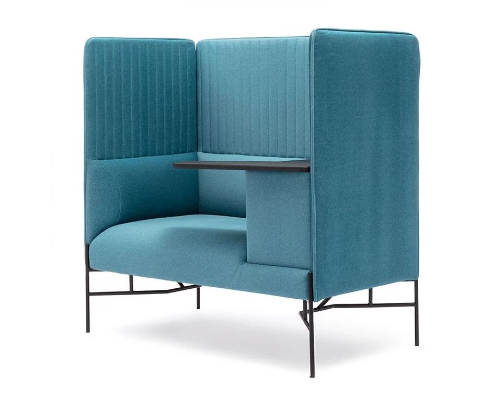 Кресло со столиком слева с высокой спинкой Toscana