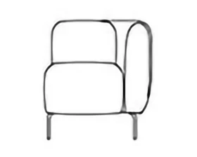 Модуль одноместный п/л слева Fold images