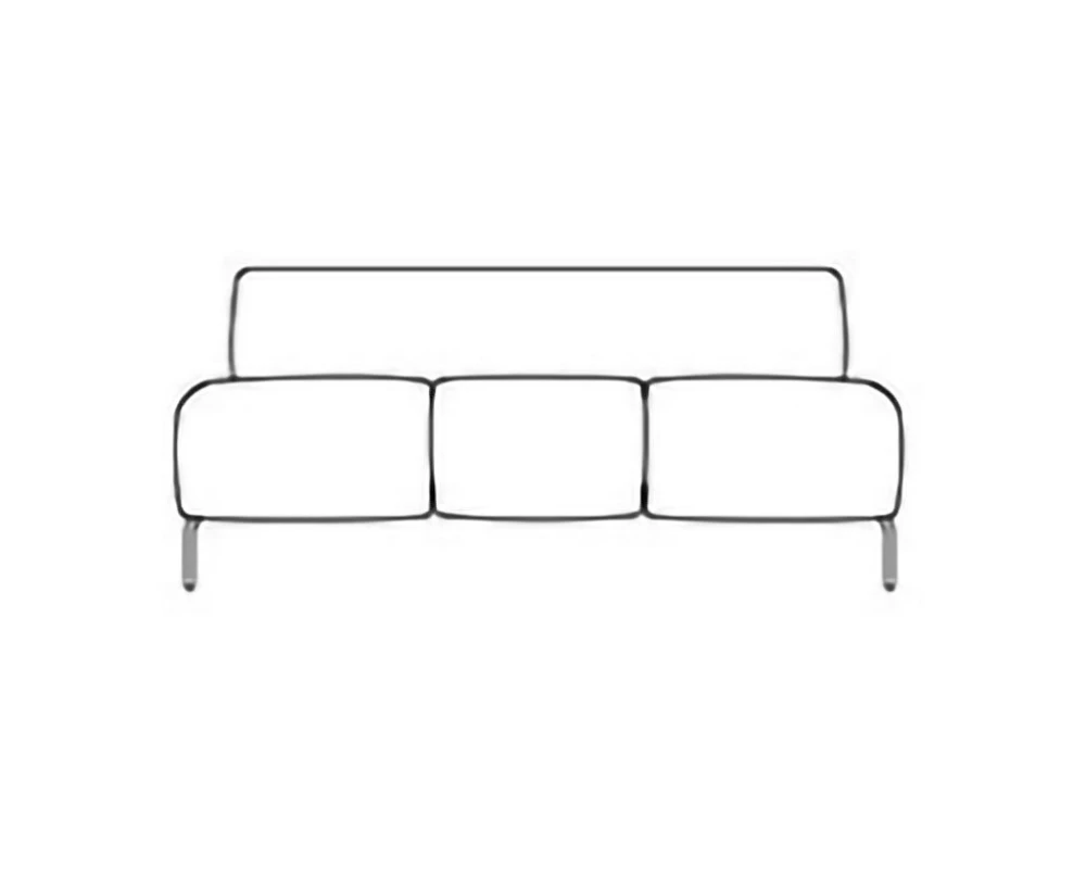 Модуль трехместный Fold