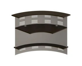 Модуль ресепшен 90 грд изогнутый наружу с экраном Formula images