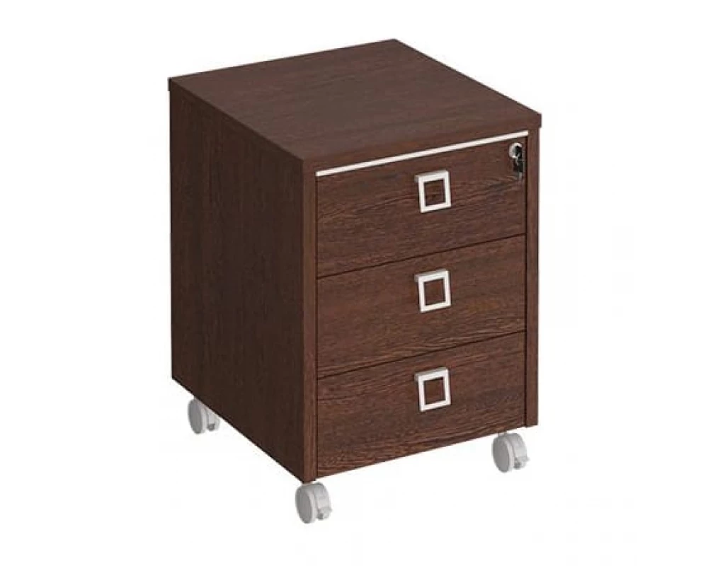 Тумба выкатная 3x ящичная с центральным замком 46,2x50x63,3 Cosmo