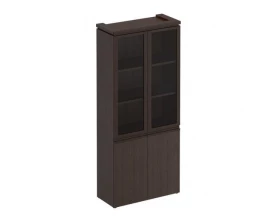 Шкаф для документов со стеклянными дверями МК 343 ДА Mark images