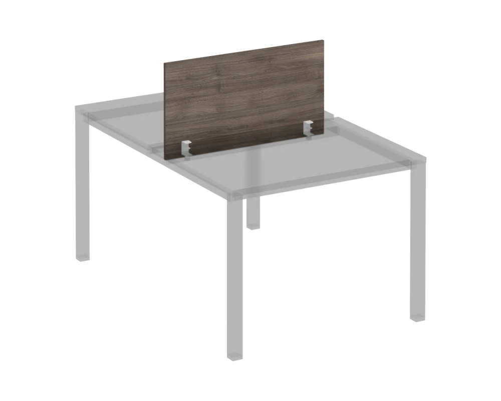 Экран для рабочей станции 100 на белом металлокаркасе Комфорт КФ