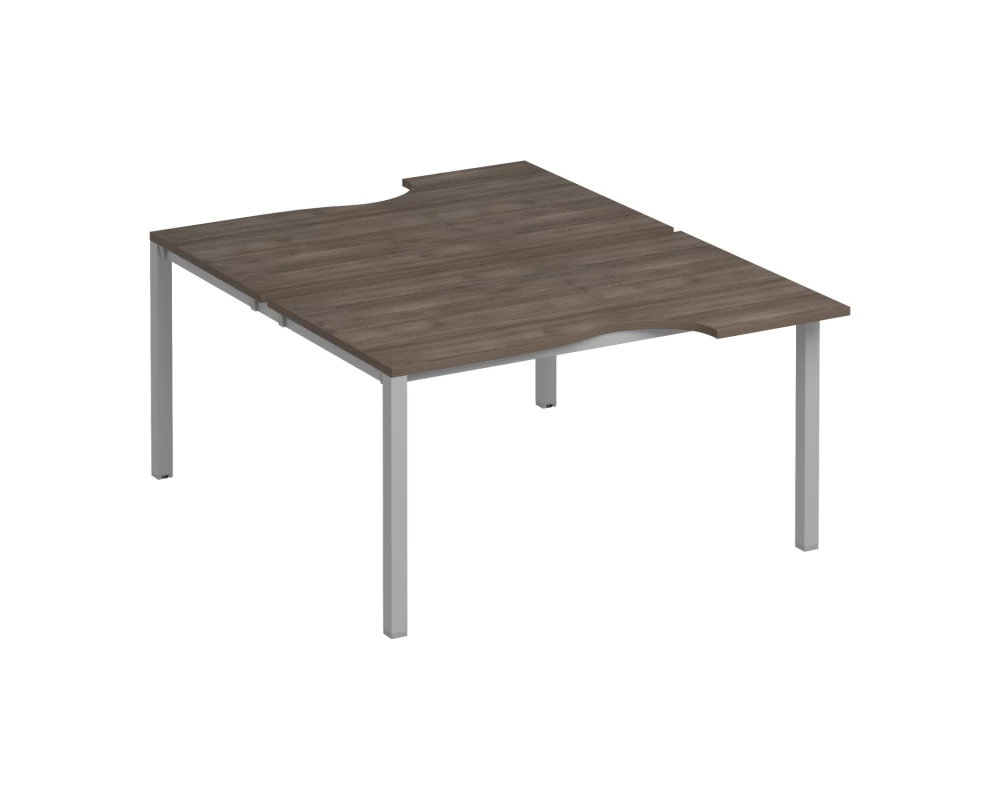 Рабочая станция со столами на каркасе КФ (2х140) Комфорт КФ