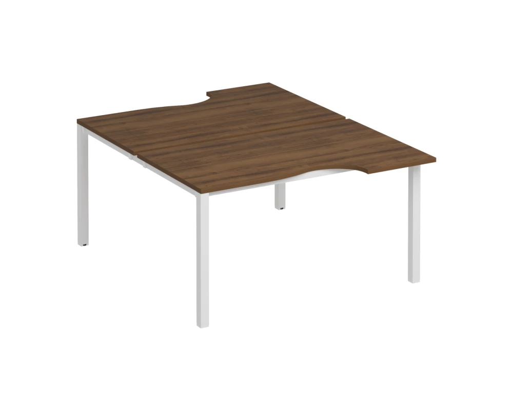 Рабочая станция со столами на каркасе КФ (2х140) Комфорт КФ