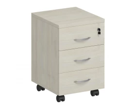 Тумба выкатная 3-х ящичная с центральным замком Комфорт КФ images