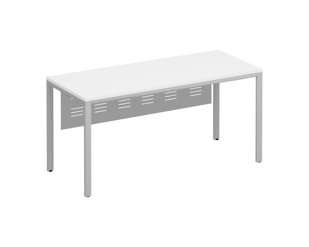 Стол письменный на металлокаркасе 120x67x75 с металлическим экраном Комфорт МП2