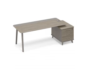 Стол правый комбинированный на тумбе малой (тип 1) Time Metal images