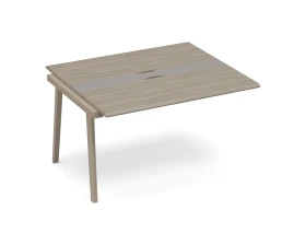 Секция стола для переговоров с кабель-каналом WOOD 140x124x75 Time Wood images