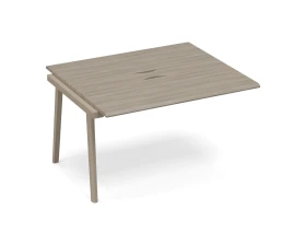 Секция стола для переговоров с кабель-каналом WOOD 140x124x75 Time Wood images