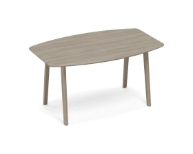 Стол для переговоров фигурный WOOD 160x100x75,6 Time Wood images
