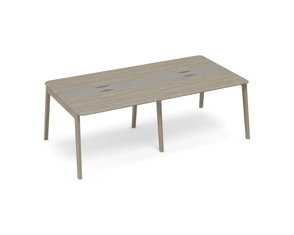 Стол для переговоров с кабель-каналом WOOD 240x124x75 Time Wood