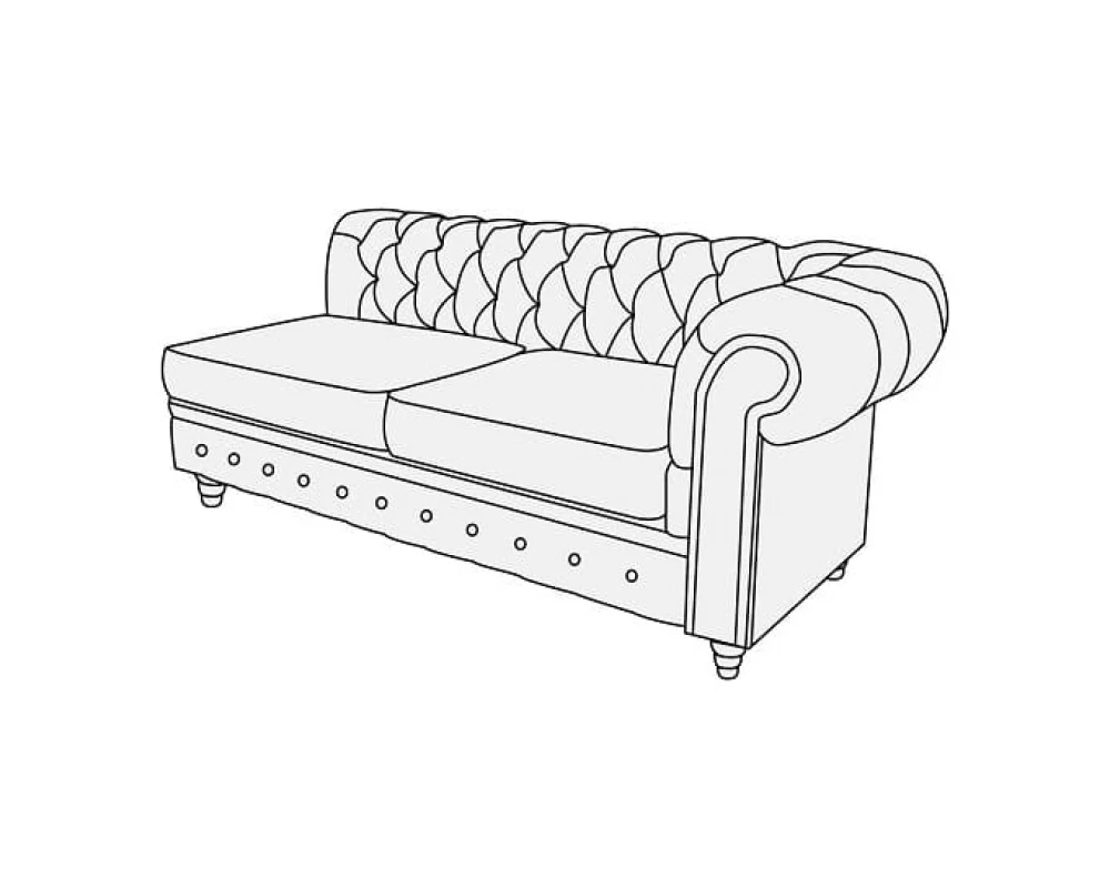 Модуль 2-х мест. с лев./прав. подл-ком Альфа Честер