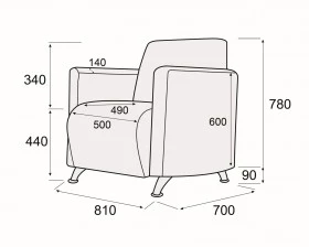 Кресло Брикс images