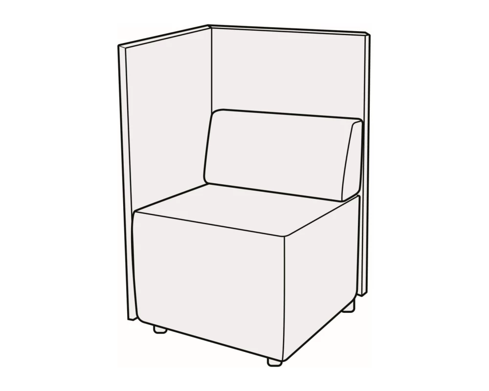 Модуль 1-номест. с левым подл-комкупе Гамма купе