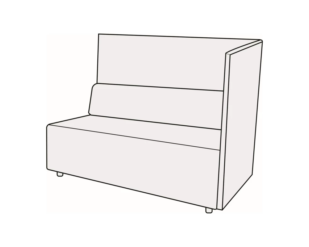 Модуль 2-х мест. с правым подл-комкупе Гамма купе