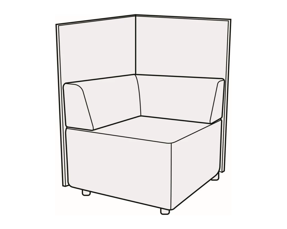 Модуль угловой купе Гамма купе