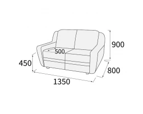 Диван 2-х местный Кронос images