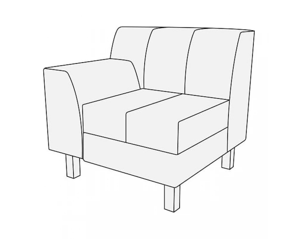 Модуль 1-х мест. с лев./прав. подл-ком Лима