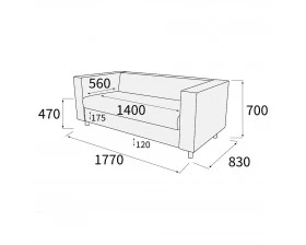 Диван 3-х местный Меркурий images