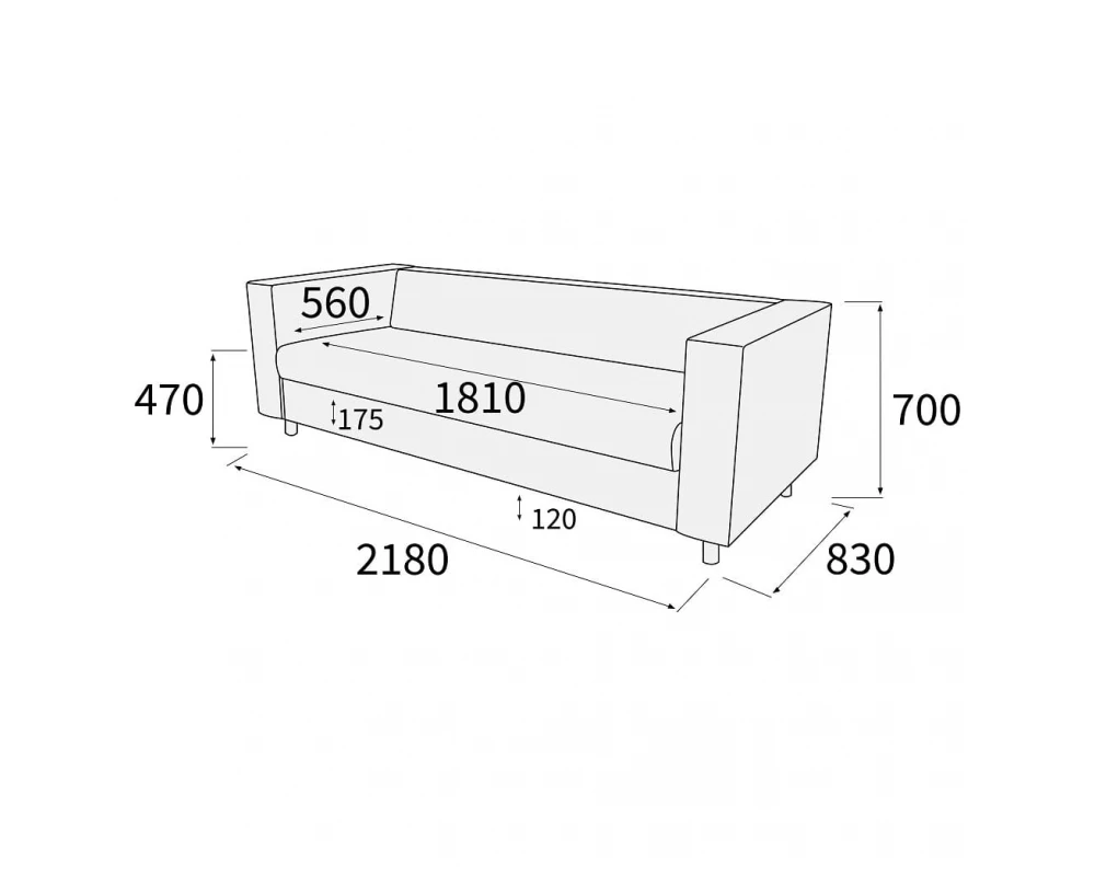 Диван 4-х местный Меркурий