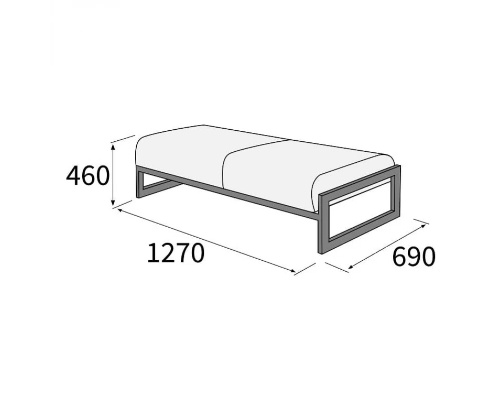 Банкетка 2-х местная Сигма