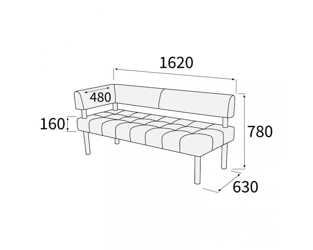 Модуль 3-х мест. с лев./прав. подл-ком Спринт