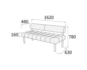 Модуль 3-х местный без подлокотников Спринт images