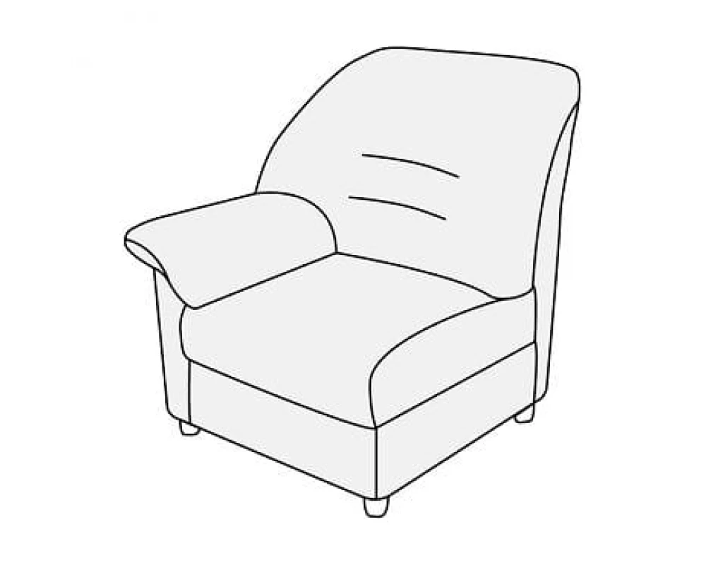 Модуль 1-но мест. с лев./прав. подл-ком Премьер