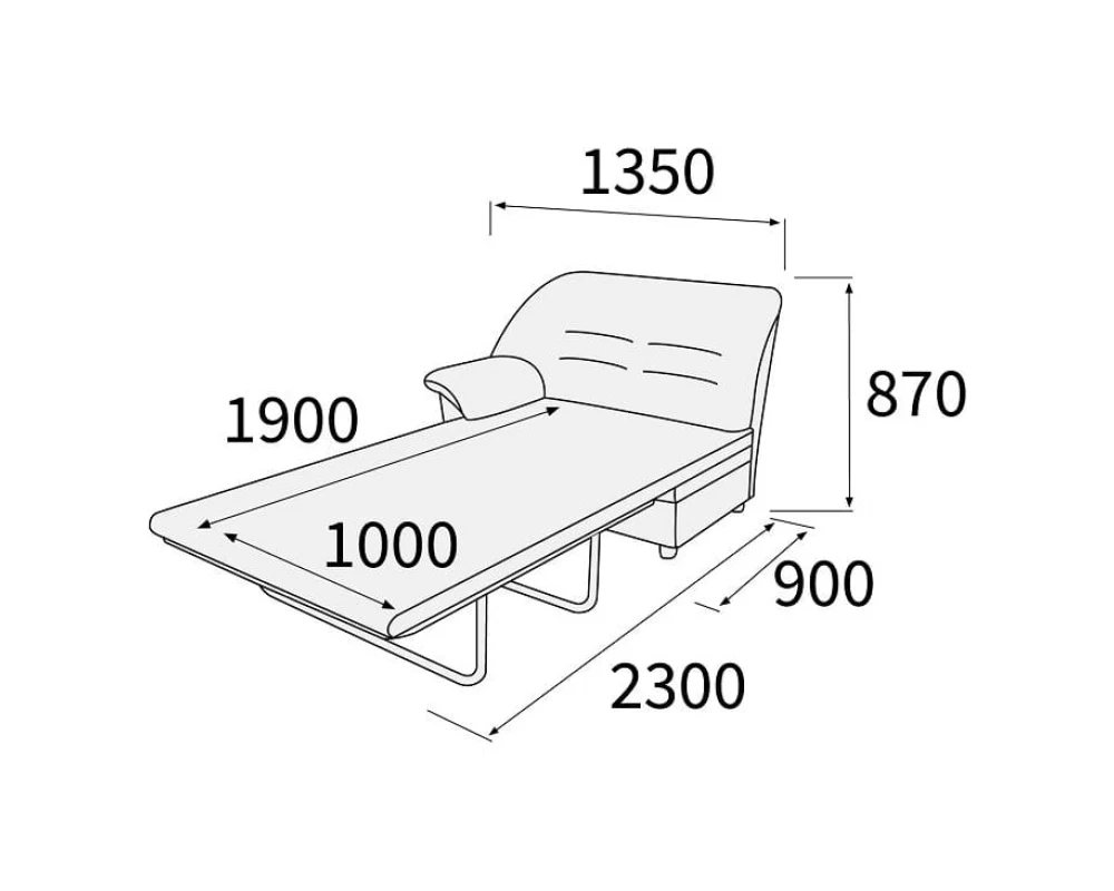 Модуль 2-х мест. с лев./прав. подл-ком с механизмом Премьер