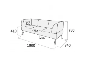 Диван 3-х местный Вейт images
