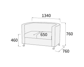 Диван 2-х местный Вита images