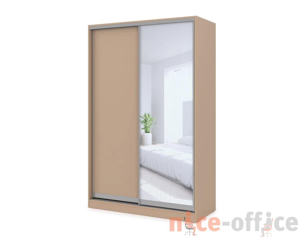 Шкаф-купе 2-дверный (1204*600*2201) ШКДЗ.12.4 КОМФОРТ / COMFORT