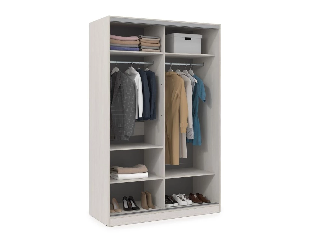 Шкаф-купе 2-дверный (1404*600*2201) ШКДД.14.3 Comfort