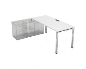 Стол рабочий прямолинейный три опоры, левый (1800*900*750) НСТЛ-П.995 Gloss Line images