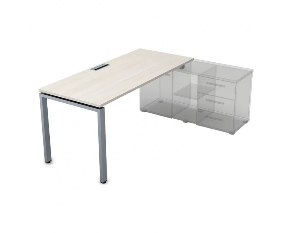 Стол рабочий прямолинейный для крепления на тумбу (1400*800*750) СП-П.989 Gloss