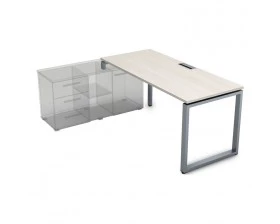 Стол рабочий прямолинейный, три опоры - левый (1400*700*750) СТЛ-О.979 Gloss images