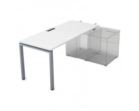 Стол рабочий прямолинейный для крепления на тумбу, начальный (1600*700*750) СПН-П.974 Gloss images