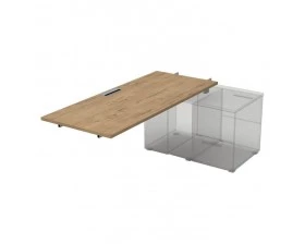 Стол рабочий прямолинейный для крепления на тумбу, средний (1600*800*750) СПС.984 Gloss images