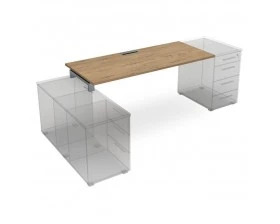 Стол рабочий прямолинейный, крепление к тумбам (1600*800*750) СЛТ.984 Gloss images