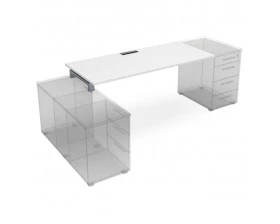 Стол рабочий прямолинейный, крепление к тумбам (1600*800*750) СЛТ.984 Gloss images