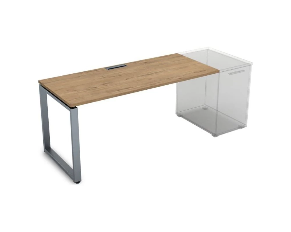 Стол рабочий прямолинейный, приставной (1600*800*750) СДТ-О.984 Gloss