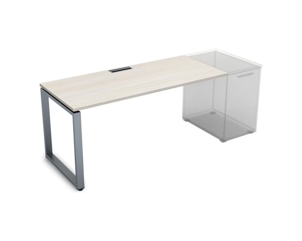 Стол рабочий прямолинейный, приставной (1600*800*750) СДТ-О.984 Gloss