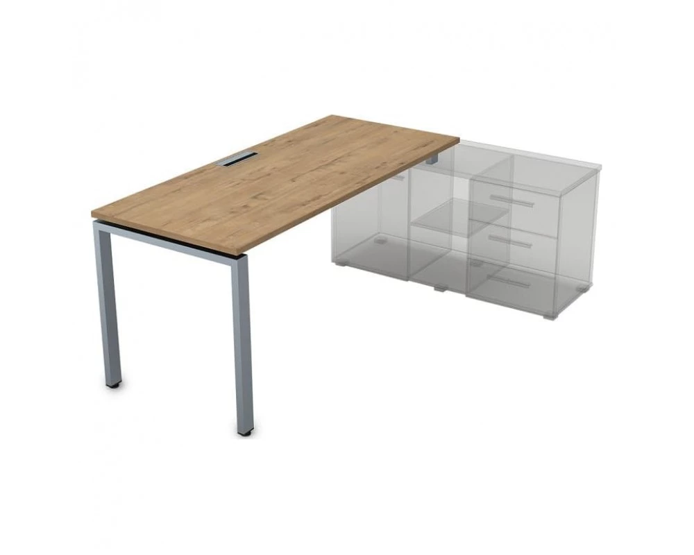 Стол рабочий прямолинейный для крепления на тумбу (1400*800*750) СП-П.989 Gloss