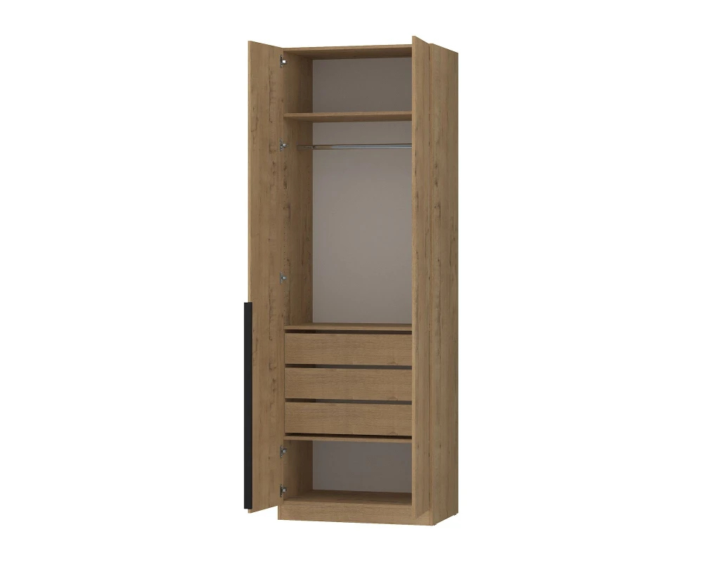 Шкаф для одежды с ящиками Тауэр 800x548x2361 ALSAV ХОУМ / HOME