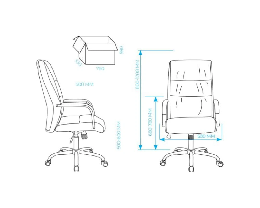 Кресло для руководителя AL 750