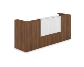 Комплект Ресепшн с фартуком HPL (2654*749*1149) (с подсветкой) 1КР-КЛ.201.1 ЛАУНЖ / LOUNGE images